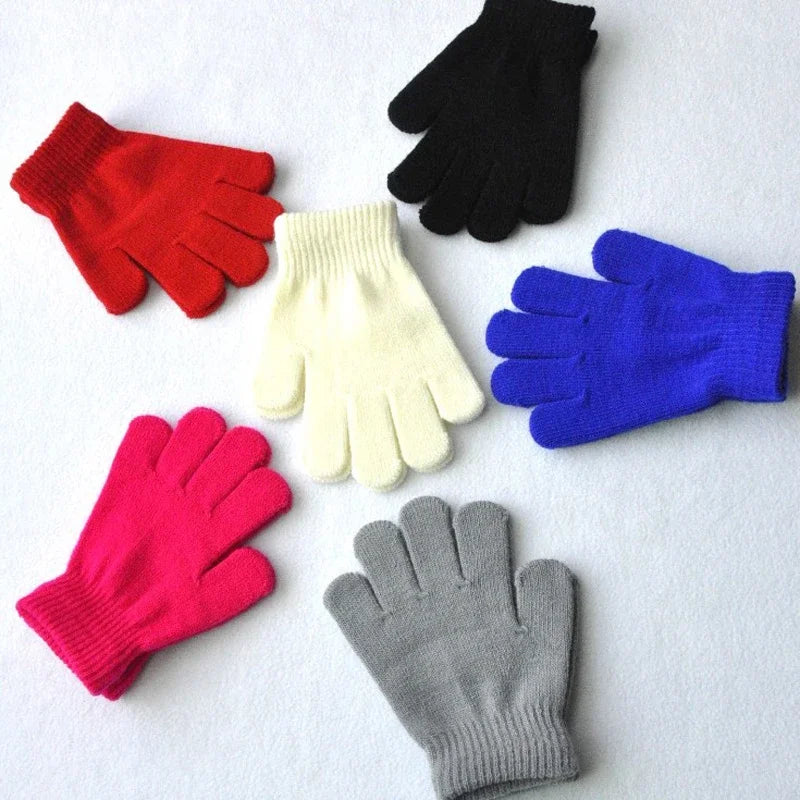 For 6-10 Years Old Kids Boys Girls Winter Cold and Warm Gloves Children Gloves