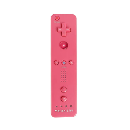 2 in 1 For Nintendo Wii Controller Set Optional Motion Plus Joystick Wireless Remote Gamepad with Silicone Case Video Game