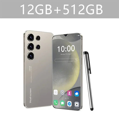 New High-end Original S24 Ultra Smartphone 7.0 HD 5G 16G+1T Android 14 Cell Phone Dual Sim Face Unlocked Mobile Phone Cellphones