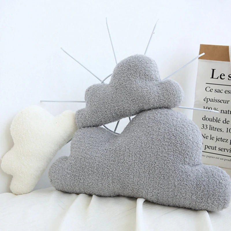 Super Soft PP Cotton Pillow Stuffed Cloud Shaped Cushion White Cloud Room Chair Sofa Decor Pillow Seat Cushion Gift