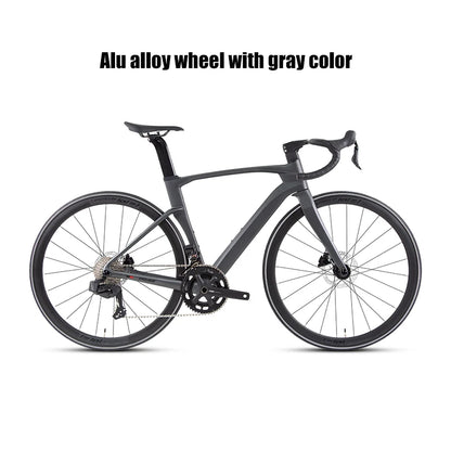 Twitter Full Carbon Road Bike Wireless Electronic Shifting WheelTop EDS TX 2X12 Speed Hydraulic Disc Brake Adult Men's Bicycle