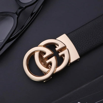 Business Men Belts Luxury Brand Famous Genuine Leather Male Belts for Women High Quality Designers Double G Buckle jeans Strap