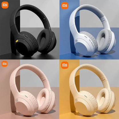 Xiaomi 5W Wireless Headphones Bluetooth5.3 Earphones Foldable Earbuds 40mm Driver Game Music Over Ear Stereo Headset With Mic