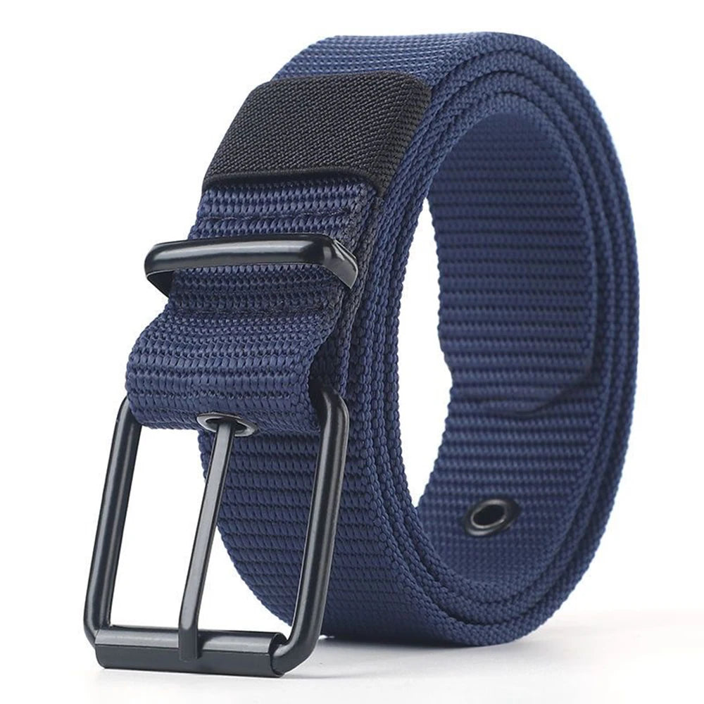 Pin Buckle Nylon Belt for Mens Outdoor Work Military Tactical Hunting High Quality Jeans Strap Canvas Casual Fashion Waistband