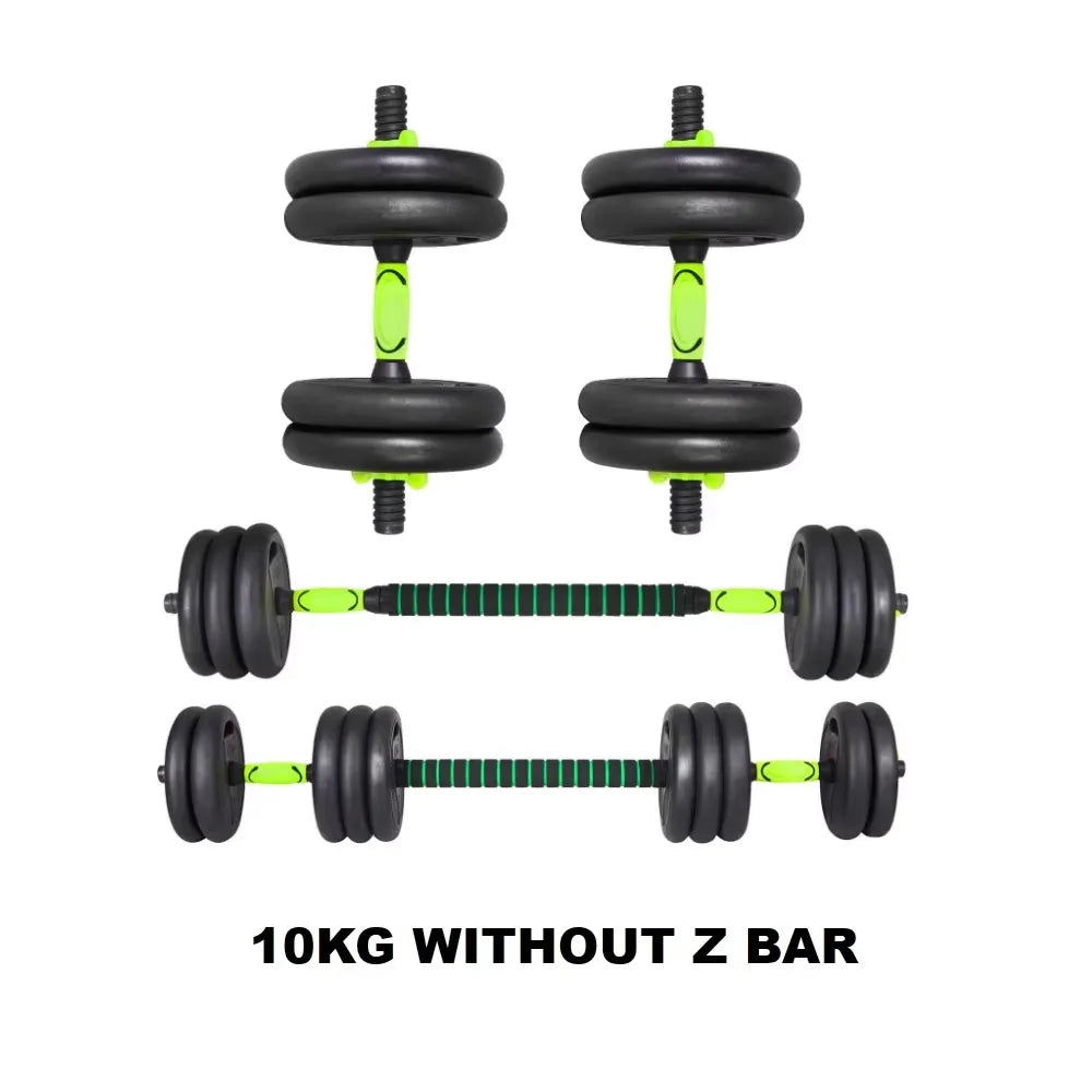 Men's Adjustable Dumbbell Set 4 in 1, 10KG,15KG,20KG,30KG, with KETTLEBELL, CURL and straight bar, ABDOMINAL wheel