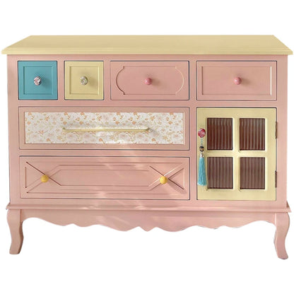 Design Colourful Bedroom Cabinet French Style Storage Creative Wood Bedroom Cabinet Minimalist Movei Para Casa Furniture