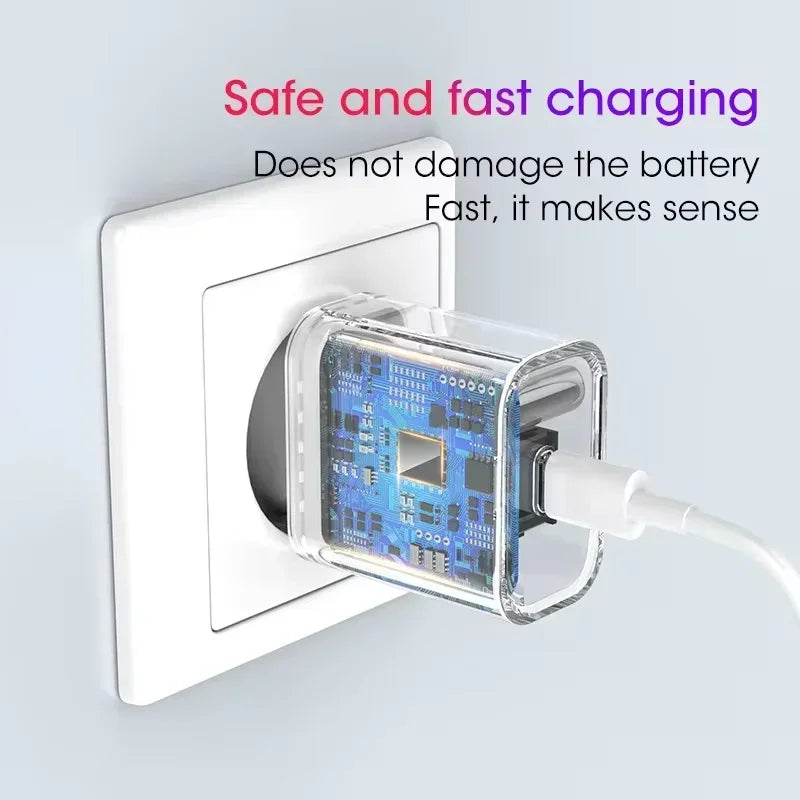 PD Charger 20W Fast Charging USB C Charger For iPhone 15 14 13 Pro Max Mini X XS Quick Charge Type C Phone Charger Power Adapter