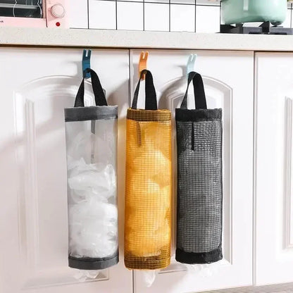 3/1 PCS Garbage Bag Storage Kitchen Garbage Organizer Plastic Bag Holder Organizing Hanging Garbage Collection Storage Bag