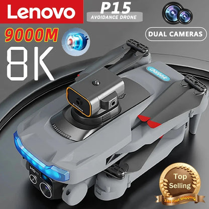 Lenovo P15 Drone 4K Professional Camera 8K GPS HD Aerial Photography Dual-Camera Omnidirectional Obstacle Avoidance Drone