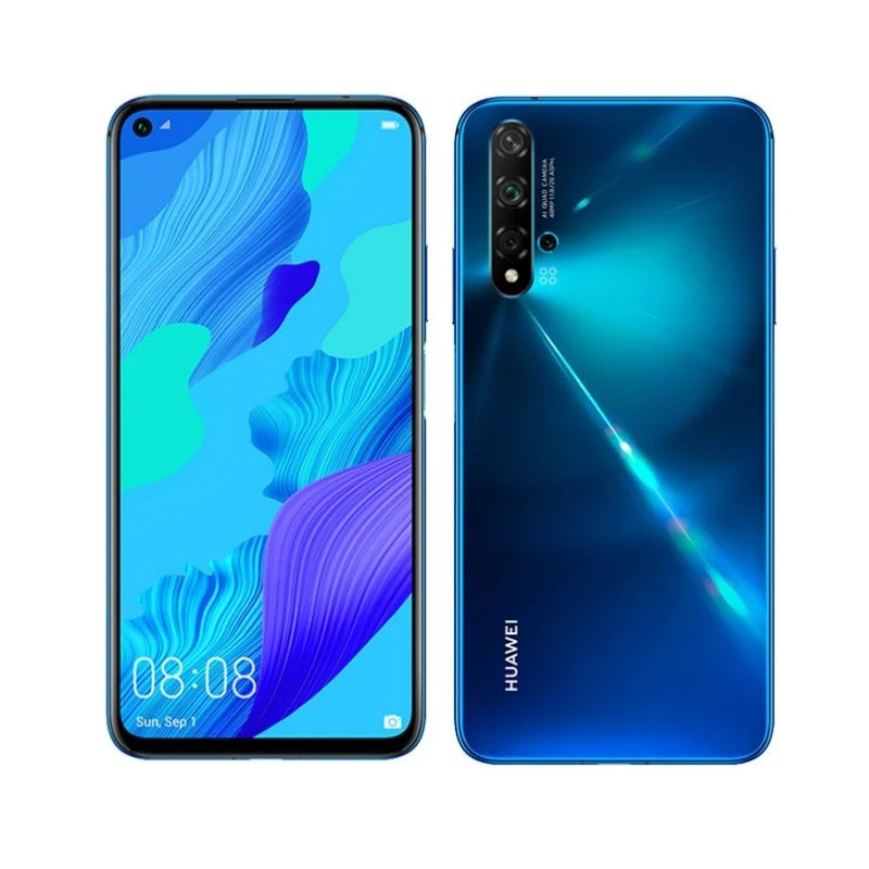 HUAWEI-Nova 5T,Смартфон Android,6,26 дюйма,128 ГБ/256 ГБ ROM,48 МП,Google Play Store,Мобильные телефоны,Сеть 4G,Сотовые телефоны