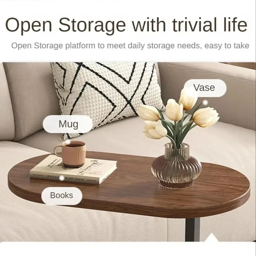 Movable Home Living Room Side Table Simplicity Coffee Table C Shaped Side Table Living Room Modern Light Luxury Style Portabilit