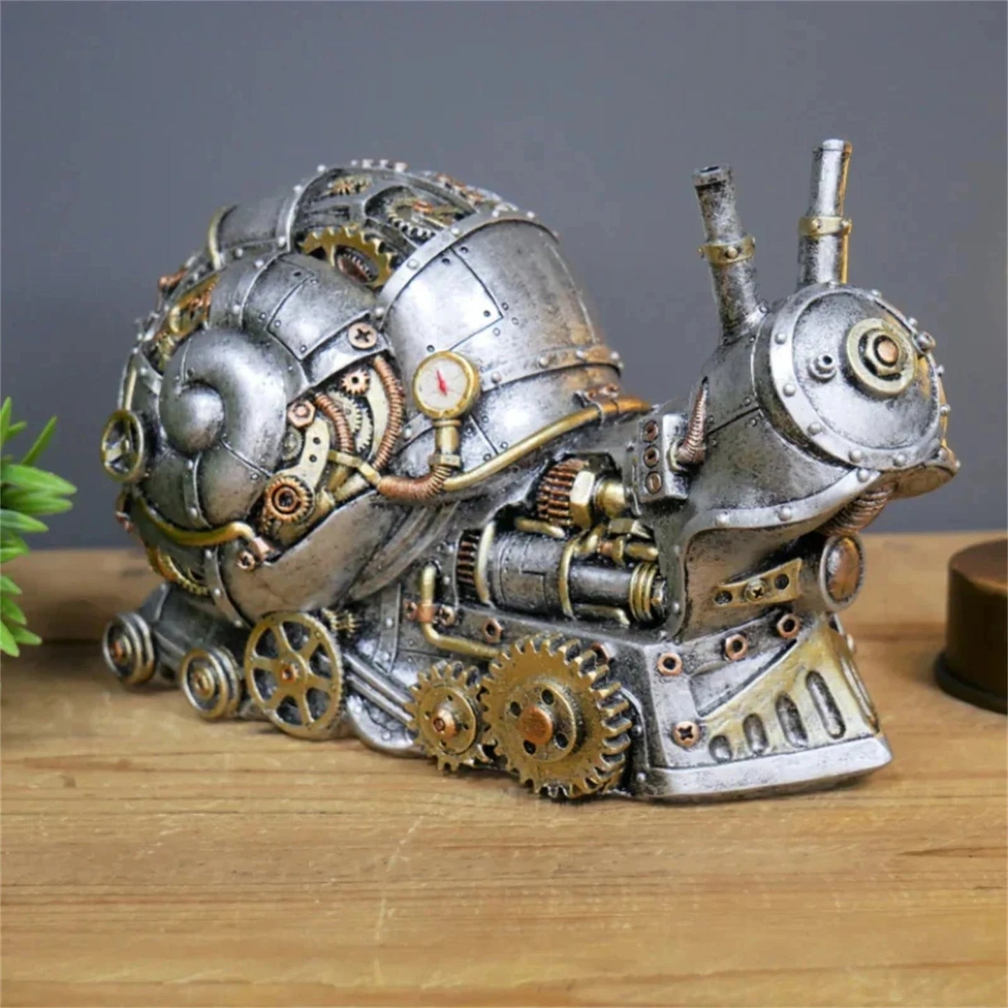 Steampunks Style Animal Sculpture Mechanical Animal Ornament Decoration Heavy Industry Decoration Resin Mechanical Decoration