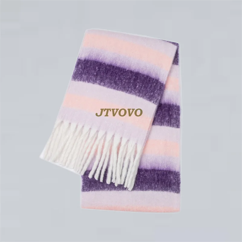 Fashion New Korea Styles Cashmere Scarf Winter Women Warm Thick Shawl Wraps Female Pashmina Long Tassel Foulard Blanket