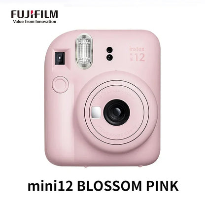 Origin Fujifilm Instax Mini 12 Instant Camera Pink/Blue/Gray/White/Purple with Instax Mini Film Photo Paper