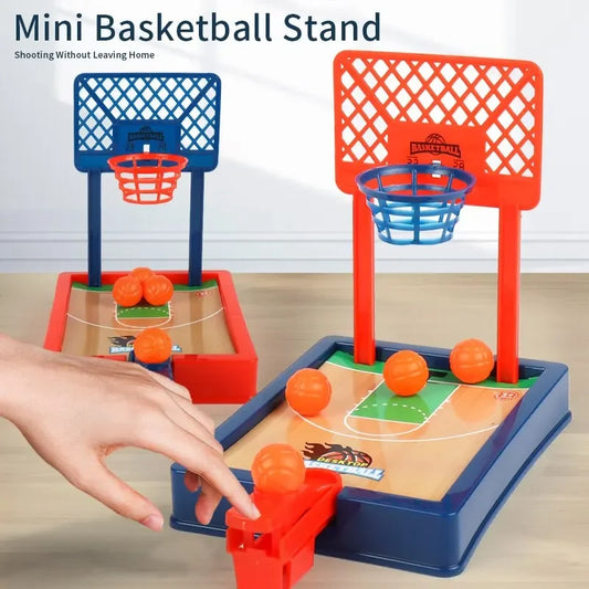 Basketball Game Mini Desktop Tabletop Portable Travel Or Office Game Set for Indoor Or Outdoor Fun Sports Board Game