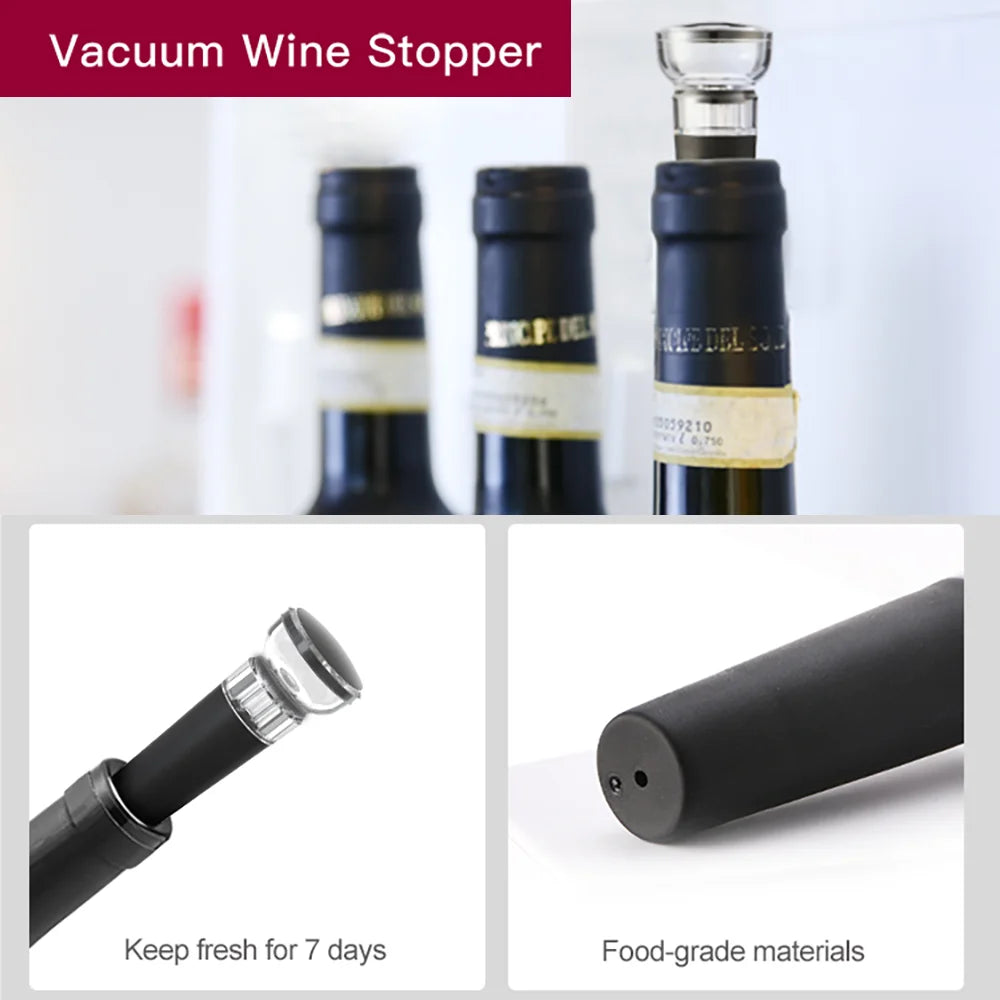 1Set Electric Wine Opener Automatic Corkscrew AA Battery Wine Bottle Opener With Foil Cutter For Kitchen Bar Home Party Wine Lov