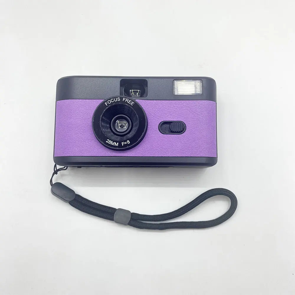 Reusable Film Camera 35mm Vintage Non-Disposable Camera with flash Retro Children Gift Camera