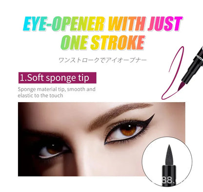 1 Pcs Black Brown Long Lasting Eye Liner Pencil Waterproof Eyeliner Smudge-Proof Cosmetic Beauty Makeup Smooth Liquid Eye liner