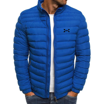 2024 Fashion Hot in Winter Men's Mock neck Warm Parka Street Fashion Leisure Brand Coat Men's Winter Down jacket