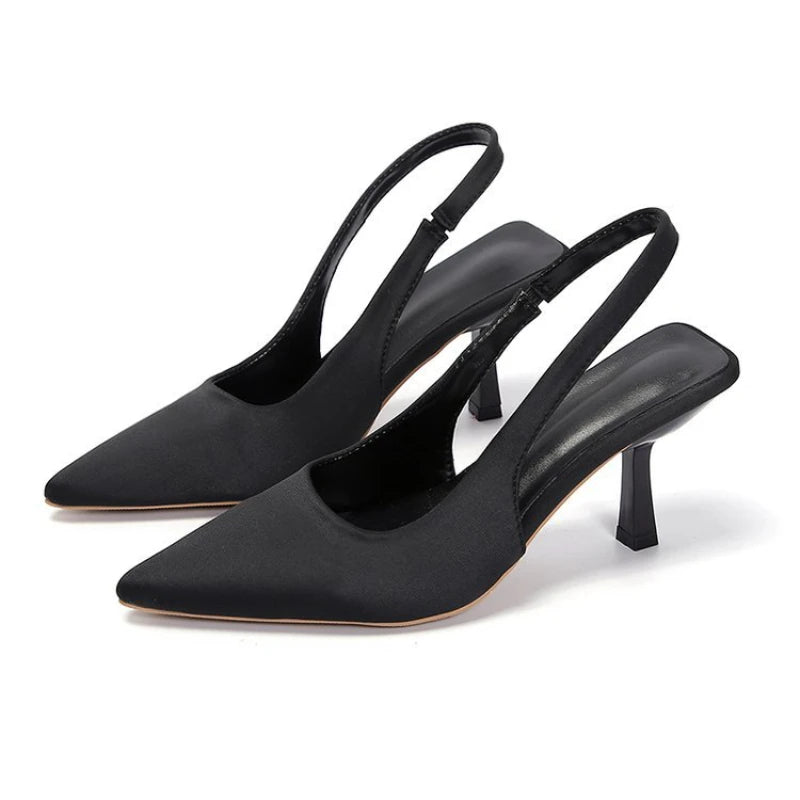 2024 New Sexy Women High Heels Luxury Pointed Toe Women's Pumps Fashion Shallow Sandals Stiletto Heels Women Party Wedding Shoes