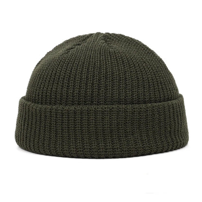 Winter Warm Beanies Casual Short Thread Hip Hop Hat Adult Men  Female Wool Knitted Skull Cap Elastic  Unisex