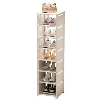 Shoe Rack Storage Organizer Simple Multi-Layer Living Room Vertical Shoes Rack Sneakers Cabinets Removable Household Furniture