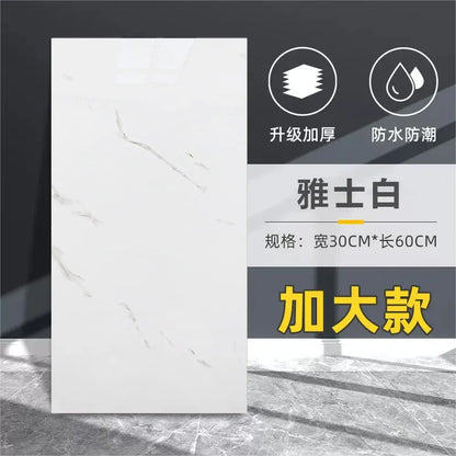 30cmx60cm  Marble Brick Wall Sticker 30x60cm Surface PVC Wallpaper Self-Adhesive Waterproof for Living Room Bedroom Bathroom