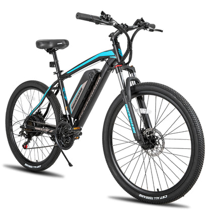 Hiland 29 Inch Electric Bike, Aluminum 21-Speed Electric Mountain Bike, 250W Disc Brake Adult E-Bike with 36V 10.4Ah Battery