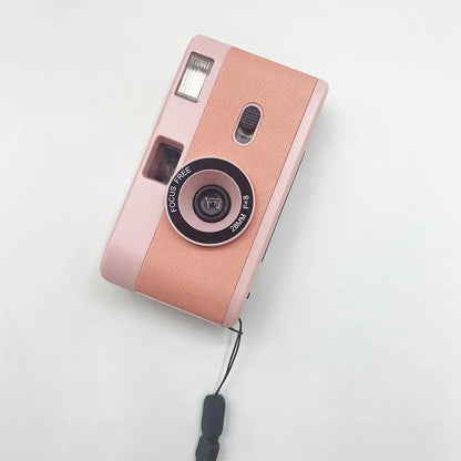 Reusable Film Camera 35mm Vintage Non-Disposable Camera with flash Retro Children Gift Camera