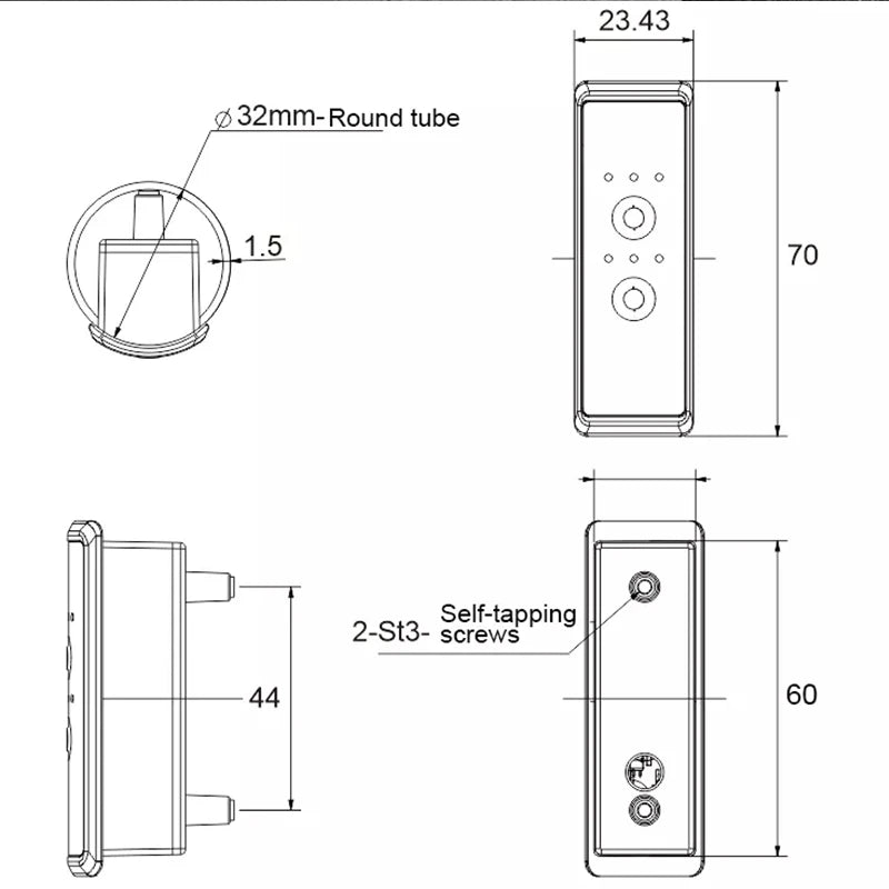 Electric Bathroom Towel Rack Timer Thermostat Smart Switch Heater for Towel Rail Black,Silver,White Bath Towel Dryer