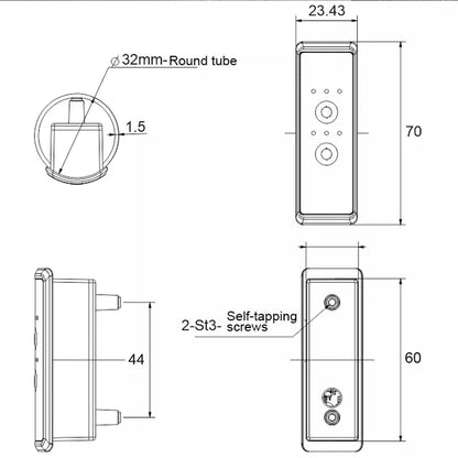 Electric Bathroom Towel Rack Timer Thermostat Smart Switch Heater for Towel Rail Black,Silver,White Bath Towel Dryer