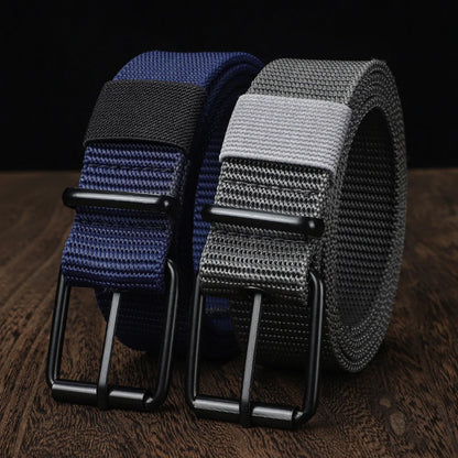 Pin Buckle Nylon Belt for Mens Outdoor Work Military Tactical Hunting High Quality Jeans Strap Canvas Casual Fashion Waistband