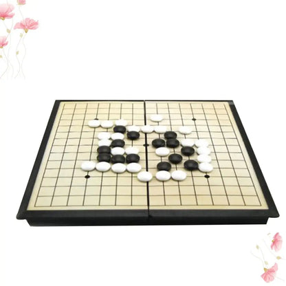 1 Set Folding Reversi Game Portable Interesting Funny Folding Board Game Educational Toy Gobang Game for Kids Children