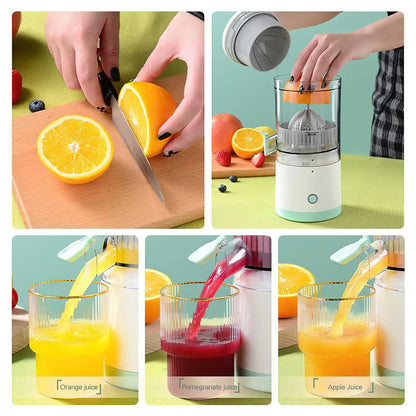 Portable USB Rechargeable Orange Juice Juicer Multifunctional Household Juice Maker Machine Cordless Mini Electric Cup Juicer