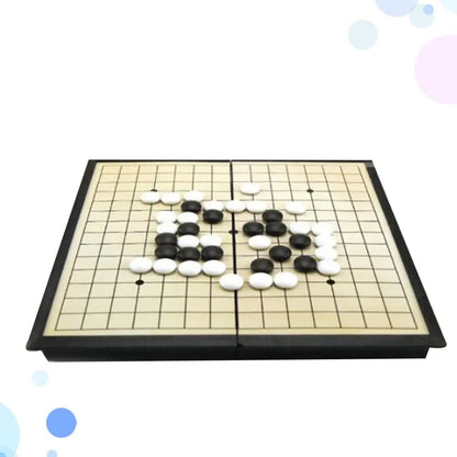 1 Set Folding Reversi Game Portable Interesting Funny Folding Board Game Educational Toy Gobang Game for Kids Children