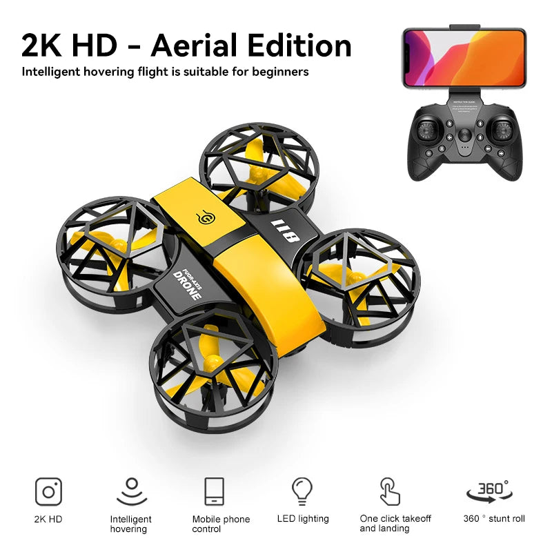 Xiaomi Mini Drone 4K HD With 1080P Wide Angle Camera WiFi RC Drone Height Keep Drones Helicopter Kids Toys 4DRC Quadcopter