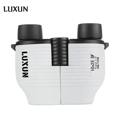 LUXUN 10X25 Auto Focus Binoculars  Portable HD Telescope for Outdoor Tourism Hunting