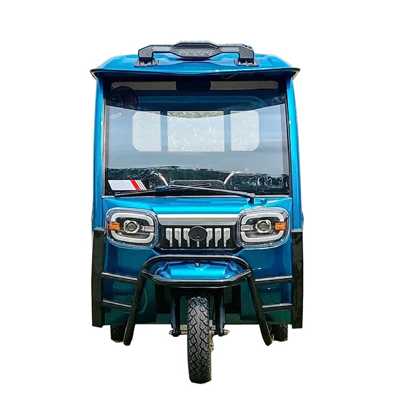 motorcycle three wheel car e-tricycle electronic tricycle solar power tricycle 2024 small mini