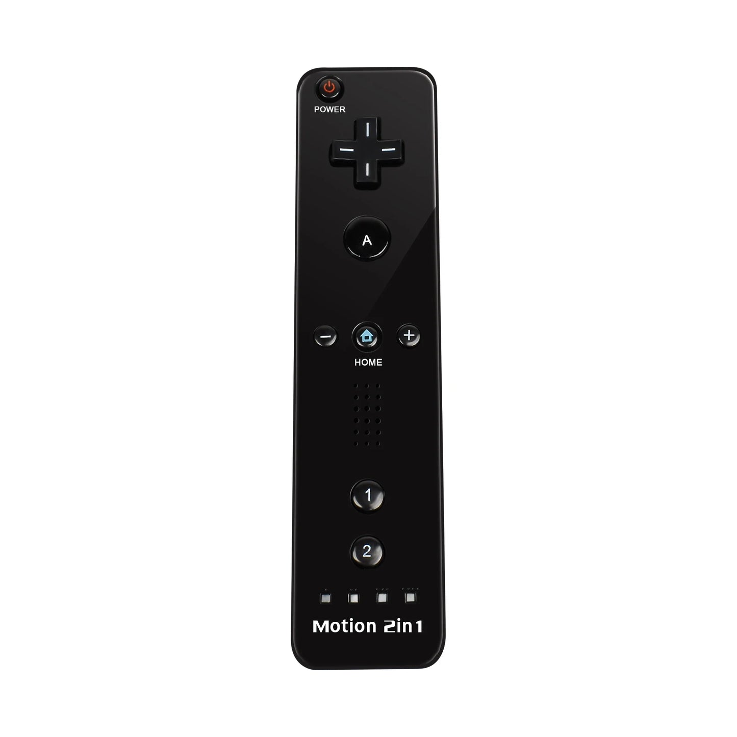 2 in 1 For Nintendo Wii Controller Set Optional Motion Plus Joystick Wireless Remote Gamepad with Silicone Case Video Game