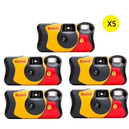 Classic Original Kodak FunSaver Single Use Camera With Flash Disposable Point-and-Point Film Cameras 27 Sheets 39 Sheets