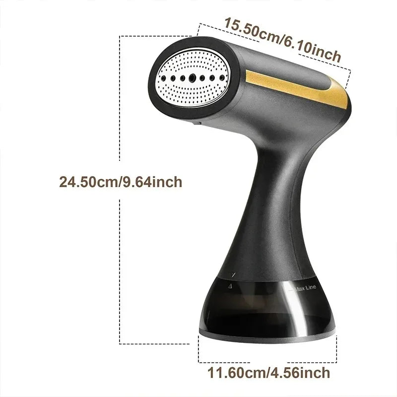 Garment Steamers 350ml Hand Holding Ironing Machine Fast-Heat 1500W Household Steam Handheld Fabric Steamer for Home Travelling