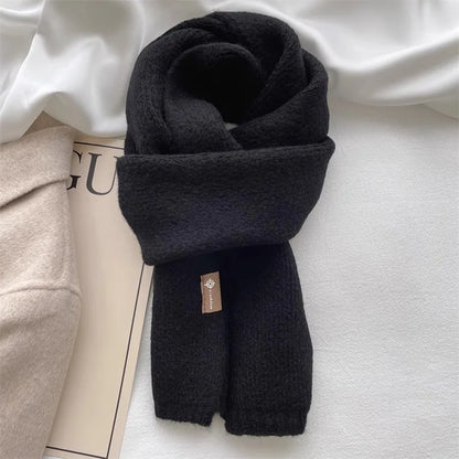 2024 Ladies Cashmere Blend Scarf Women Winter Luxury Solid Color Shawl Wraps Female Warm Thick Wool Neckerchief Blanket Pashmina