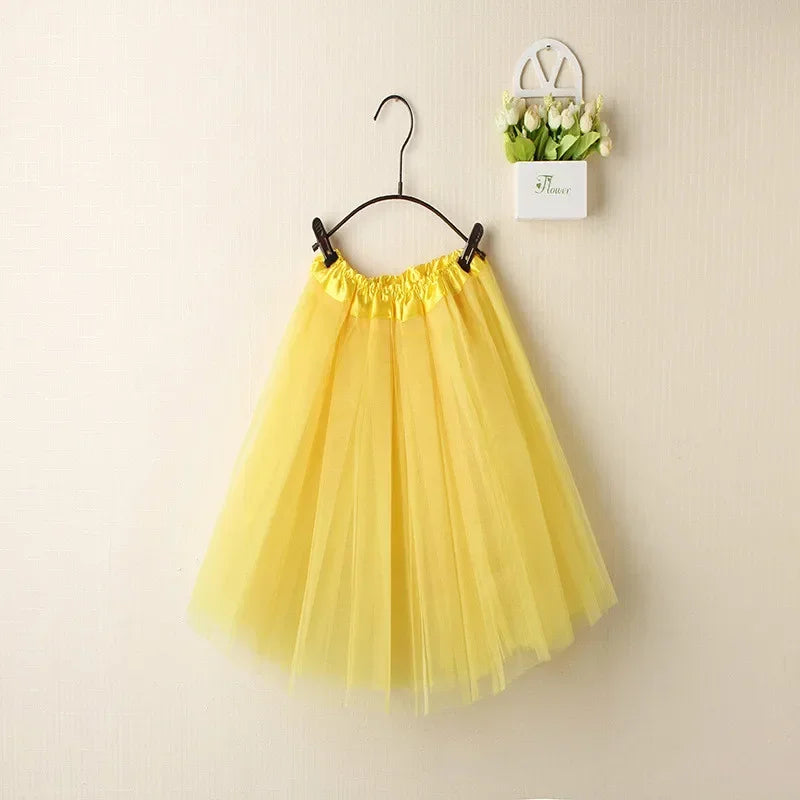 Women Summer Vintage Tulle Skirt Adult Fancy Ballet Dancewear Party Costume Ball Gown Mini Skirt