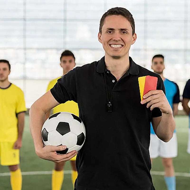 Soccer Referee Red and Yellow Card Tools Professional Football Soccer Ball Match Referee Kit Soccer Standard Cards