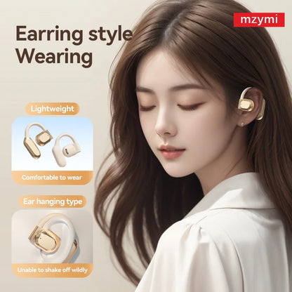 mzymi M62 Wireless Earbuds Hifi Sound Bluetooth 5.3 Headphones Over-Ear Headset Waterproof TWS Earphones With Mic For XIAOMI