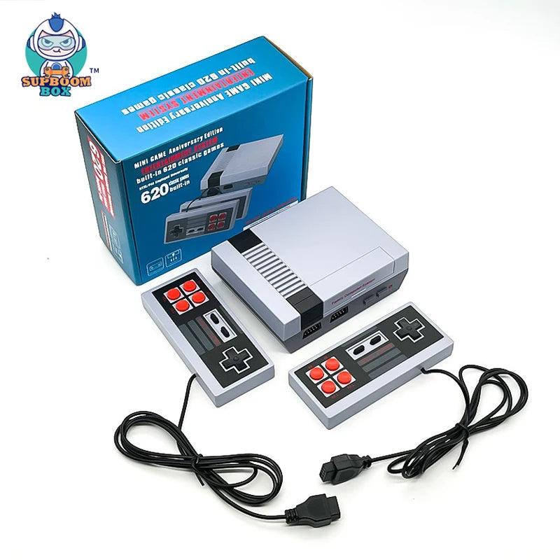 NES 620 Mini TV Family TV Video Game Console Built-in Games Mini 8-Bit Retro FC Video Game TV Console AV Output for Gift