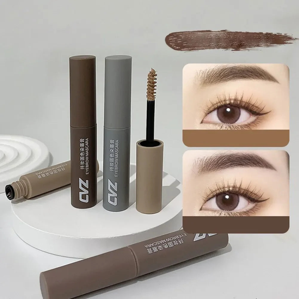 Professional Natural Pigments Tattoo Eyebrow Mascara Cream Lasting Eye Brow Tint Gel Liquid Paint Brown Black Color Makeup Tool