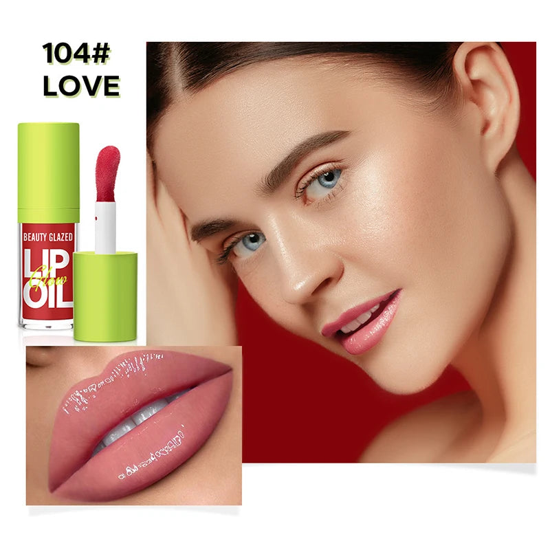 8 Colors Moisturizing Candy Lip Gloss Pearlescent Lustrous Mirror Nude Lip Stain Natural Lip Oil Valentine's Day Gifts Lipstick