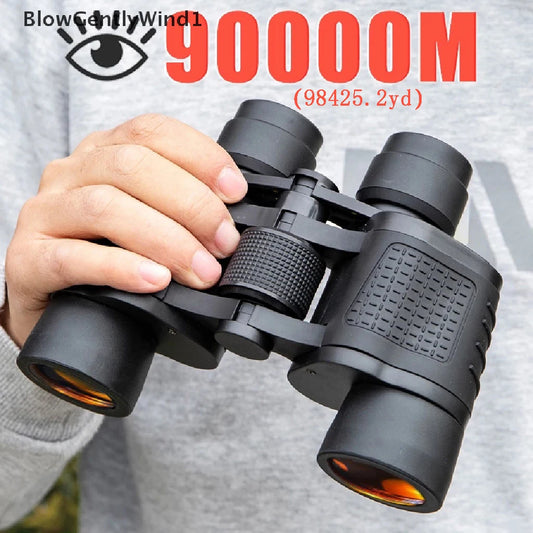 Binoculars Telescope HD 90x90 Professional Powerful High Magnification Long Range Portable Bak4 Prism  For Camping Hunting