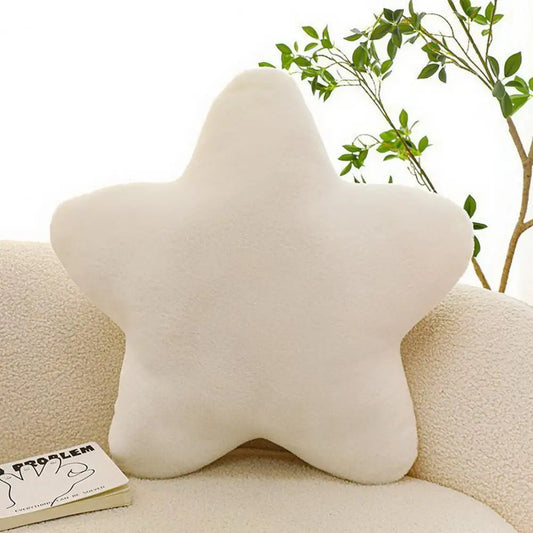 Adorable Star Pillow Soft Fluffy Star Pillow Pentagram Shape Cushion for Sofa Bed Couch Cute Decoration Stuffed for Girlfriend